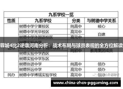 蓉城4比2逆袭河南分析:战术布局与球员表现的全方位解读 蓉城4比2逆袭河南分析:战术布局与球员表现的全方位解读